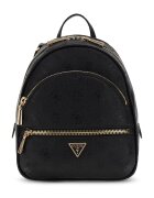 GUESS Раница от еко кожа Manhattan II с външни джобове - Черен