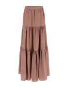 GUESS Разкроена пола с модал Светлокафяв