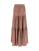 GUESS Разкроена пола с модал - Светлокафяв