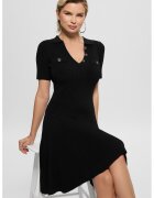 GUESS Разкроена рокля с рипс
