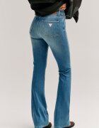 GUESS Разкроени дънки Тъмносин