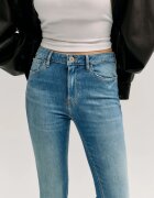 GUESS Разкроени дънки Тъмносин