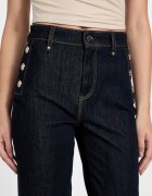 GUESS Разкроени дънки Ултрамарин синьо