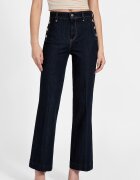 GUESS Разкроени дънки - Ултрамарин синьо