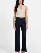 GUESS Разкроени дънки - Ултрамарин синьо