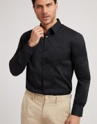 GUESS Риза по тялото Черен