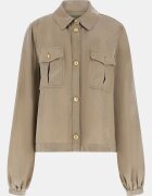 GUESS Риза с джобове Каки