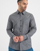 GUESS Риза с модал Сив