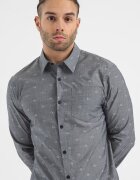 GUESS Риза с модал Сив