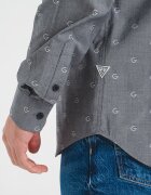 GUESS Риза с модал Сив