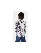 GUESS Риза с шарка и яка закопчана с копчета