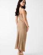 GUESS Рокля с лиосел с шал-яка Камел