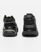 GUESS Скосени спортни обувки с лого Черен