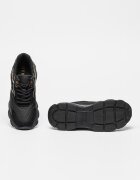 GUESS Скосени спортни обувки с лого Черен