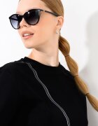 GUESS Слънчеви очила Cat Eye Черен
