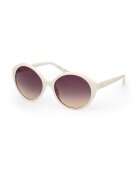 GUESS Слънчеви очила Cat-Eye с градиента Слонова кост/Тъмновиолетов