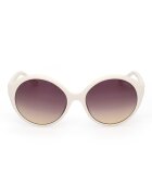 GUESS Слънчеви очила Cat-Eye с градиента Слонова кост/Тъмновиолетов