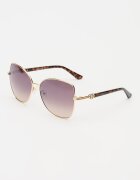 GUESS Слънчеви очила Cat Eye с метална рамка Златист