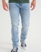 GUESS Слим дънки Finley със стеснен крачол Светлосин