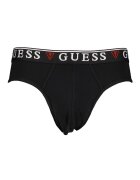 GUESS Слипове с лого на талията - 3 чифта Червен/Бял/Черен