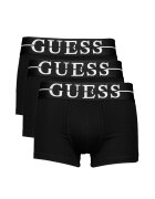 GUESS Слипове с памук 3 чифта Черен