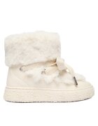 GUESS Снежни ботуши - IVORY - текстил -