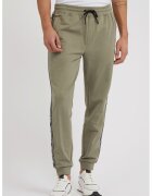 GUESS Спортен панталон с лого и връзки - Светла маслина