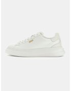 GUESS Спортни обувки от еко кожа с кожа с шагрен - Бял