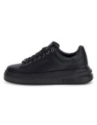 GUESS Спортни обувки от кожа и еко кожа Черен