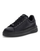 GUESS Спортни обувки от кожа и еко кожа Черен