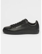 GUESS Спортни обувки от кожа с лого - Избеляло черно