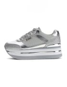 GUESS Спортни обувки с брокат и еко кожа