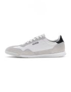 GUESS Спортни обувки с велур - Бял/Светло сив