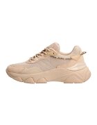 GUESS Спортни обувки с велур и еко кожа Бежов