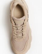 GUESS Спортни обувки с велур и еко кожа Бежов