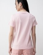 GUESS Стандартна тениска с лого Фуксия/Светлорозов