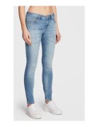 GUESS Светли вталени дънки с износен ефект Annette