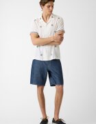 GUESS Свободни бермуди Jerome от деним Тъмносин