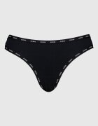 GUESS Танга - 3 чифта Бял/Черен/Бледо розово