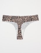GUESS Танга - 3 чифта Черен/Бледо розово