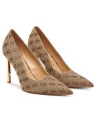 GUESS Текстилни обувки със заострен връх