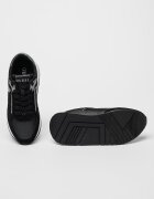 GUESS Текстилни спортни обувки с велур Черен