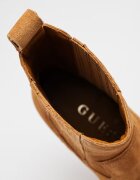 GUESS Велурени боти Lanna с кубински ток Светлокафяв