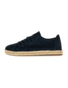 GUESS Велурени спортни обувки - Тъмносин