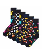 Happy Socks Унисекс дълги чорапи с десен - 6 чифта