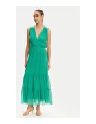 Haveone Дамска лятна рокля - зелена - 70% вискоза - 30% коприна