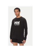 Helly Hansen Мъжки суичър 30395 - органичен памук - тъмносин - Черен