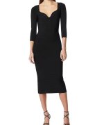 HERVE LEGER Bandage Midi Dress - Черен