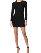HERVE LEGER Rochie bodycon cu maneca lunga - Черен