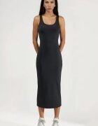 HiCCUP Rochie Bodycon Черна Полиестер